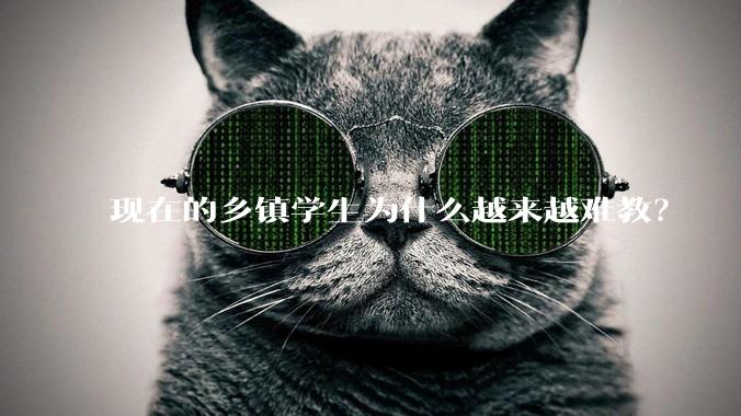 现在的乡镇学生为什么越来越难教？