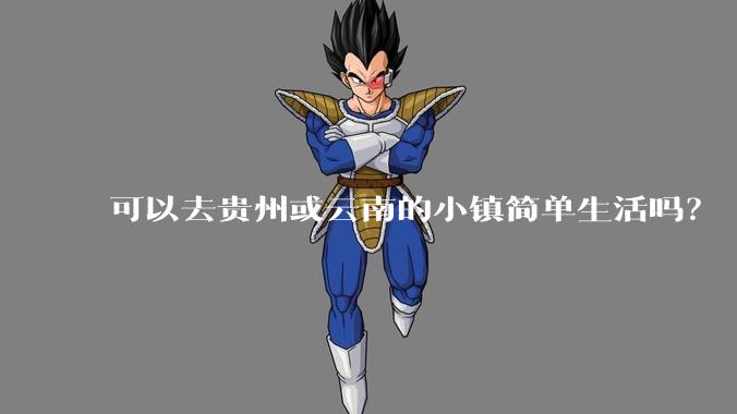 可以去贵州或云南的小镇简单生活吗？