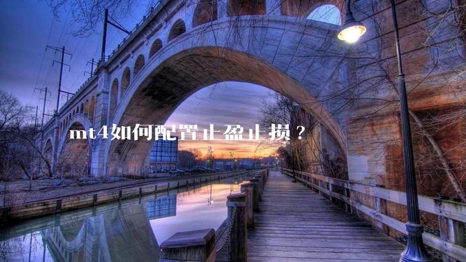 mt4如何配置止盈止损?